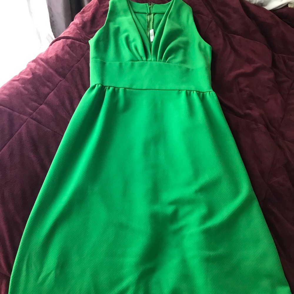 Vintage 60’s bright green dress